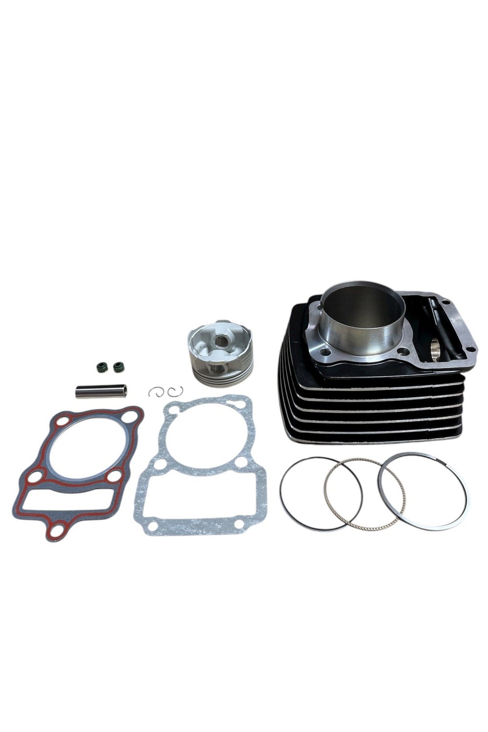 150 cc SİLİNDİR KOMPLE 13 PERNO [62,0 mm] [YÜK:69 mm] CG - KUBA ÇİTA SİYAH