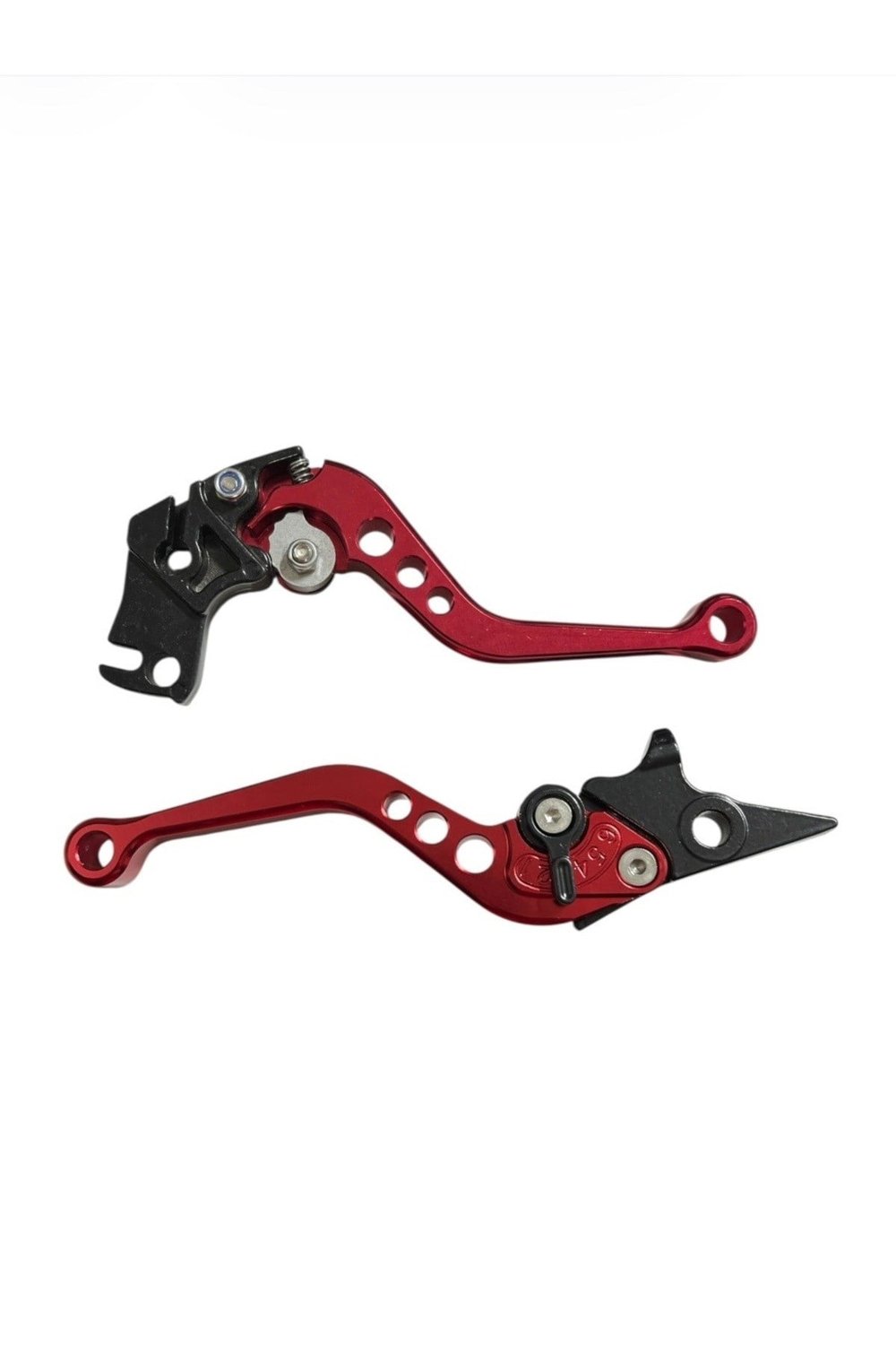 BAJAJ PULSAR NS 200 AYARLANABİLİR SPOR MANET TAKIMI KIRMIZI DEBRİYAJ KOLU + ÖN FREN KOLU