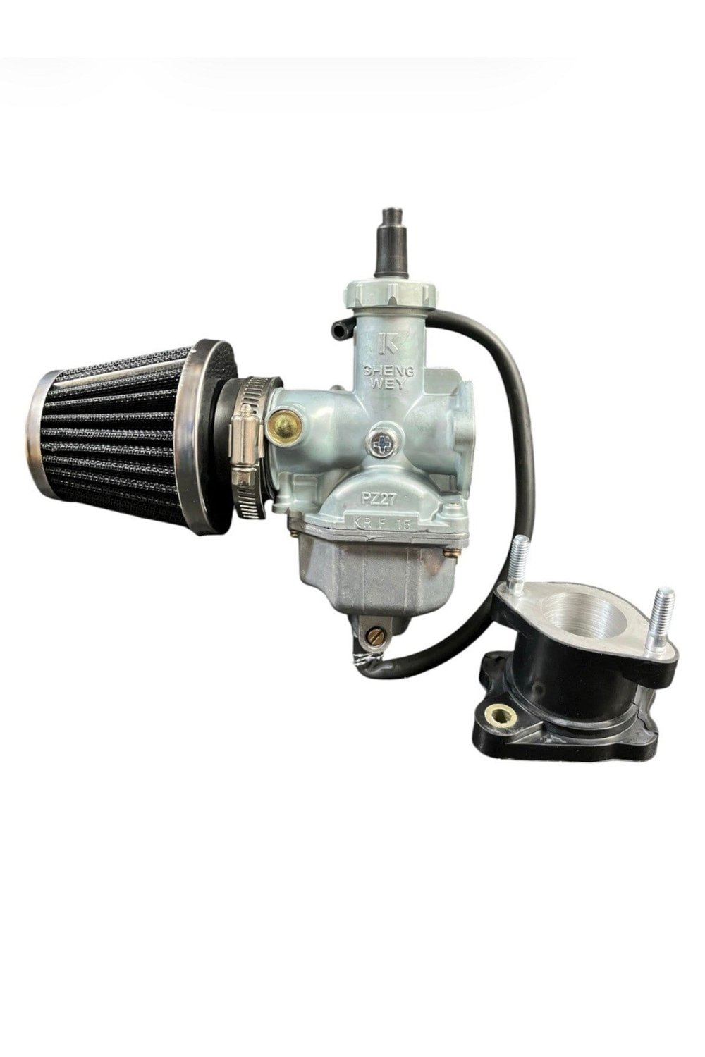CG SHENGWEY 150 cc PEFORMANSLI KARBÜRATÖR PZ 27 + 38 mm AÇIK HAVA FİLTRESİ + MANİFOLD CG - KUBA ÇİTA