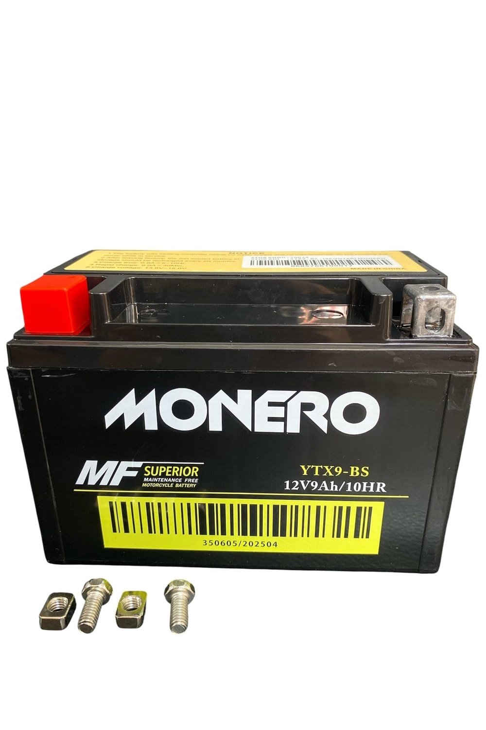 MONERO AKÜ 12 V 9 Ah YATIK AKÜ SCOOTER - PULSAR NS200 -RS200 - FRECCİA - DOMİNAR [Ölçü -150*85*107]