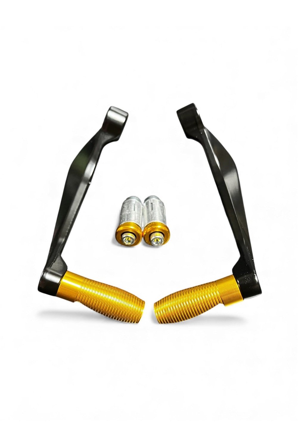 MOTOSİKLET MANET KORUMA SİYAH GOLD ( SARI ) - UNİVERSAL - PCX - DİO