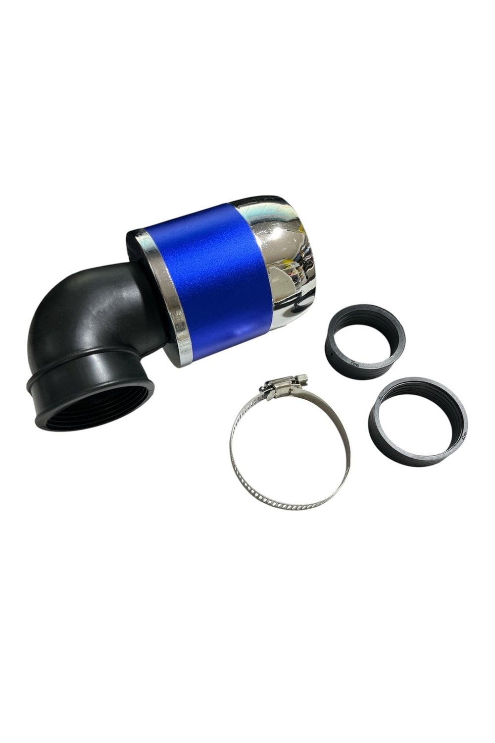 MOTOSİKLET PERFORMANSLI AÇIK HAVA FİLTRESİ MODİFİYE MAVİ 35/38/40/42/44/46 mm UNİVERSAL - SCOOTER - CG - CUB - RACİNG