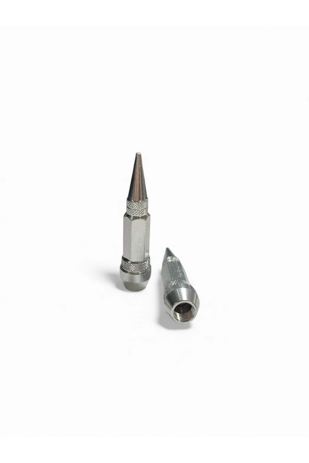 MOTOSİKLET SİBOP KAPAĞI NİKEL ( GRİ ) TAKIM ( 2 ADET ) - UNİVERSAL - PCX - CG - CUB - TÜM MODELLER