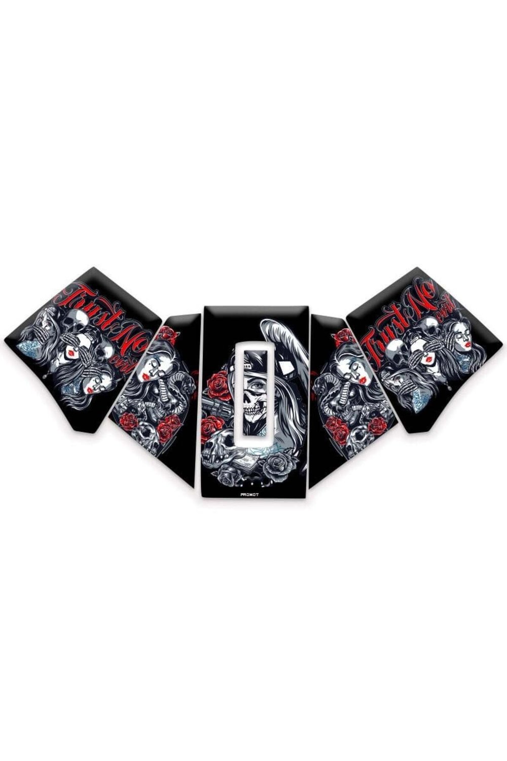 RKS VRS 125 TANK PAD SET KIRMIZI DÖVMELİ