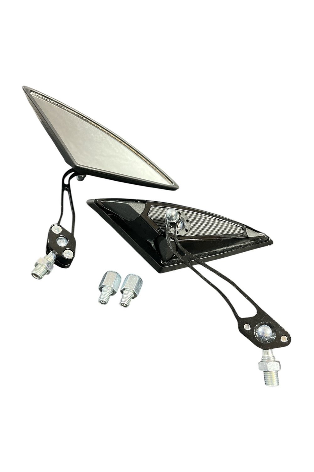 YARASA ÜÇGEN MODİFİYE AYNA TAKIMI SİYAH 8 mm 10 mm UYUMLU - ÜNİVERSAL - CG - CUB - DRİFT - KUBA ÇİTA