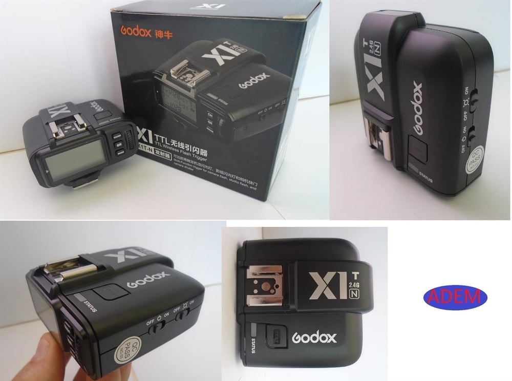 GODOX X1T-N TEKLİ FLAS TETİKLEYİCİ Nikon İçin