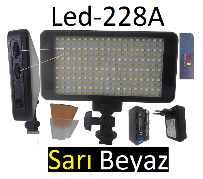 Kamera İçin LED-228A KAMERA IŞIĞI