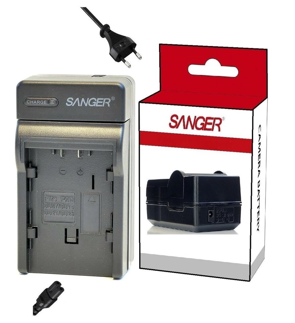 Panasonic NV-GS21EB, NV-GS21EG, NV-GS21E-S, NV-GS21EK, NV-GS21EP Kamera Bataryası Şarj Cihazı
