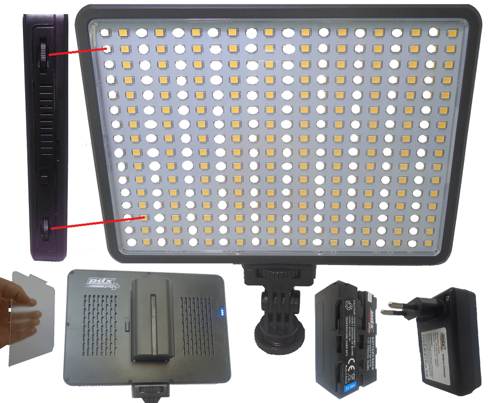 PDX Led-320A, Sony Nx100 Kamera Işığı