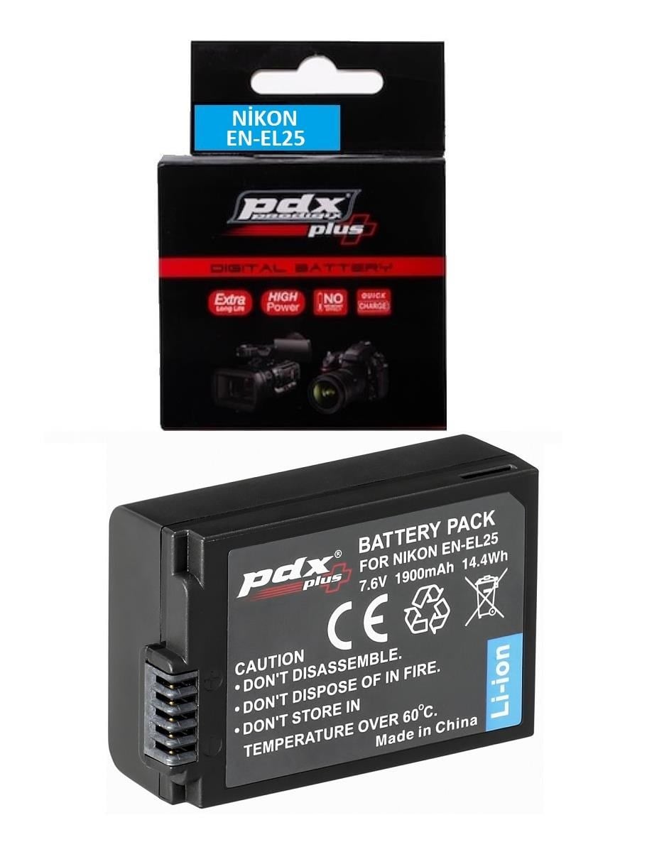 Pdx Plus EN-EL25 Nikon Fotoğraf Makinesi Bataryası