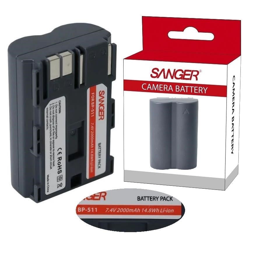 Sanger BP-511, Canon MV600i, Canon MV630i, Canon MV650i, Canon MV700 Kamera Bataryası
