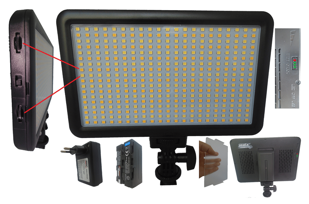 Sony Hd1000 İçin PDX Led-378A Kamera Işığı