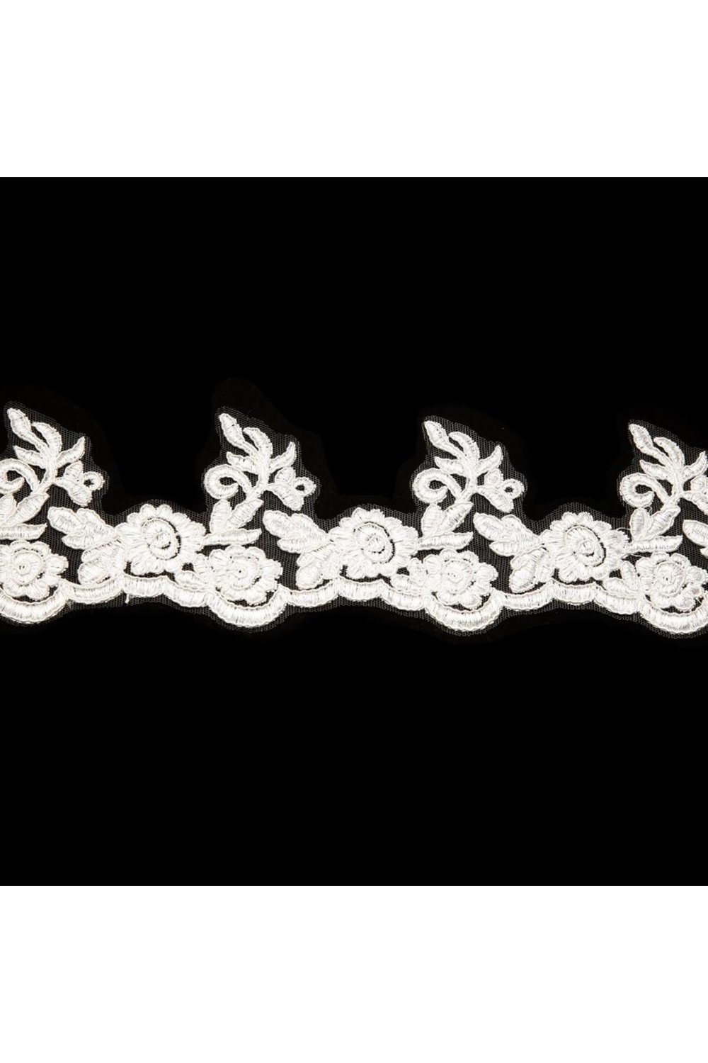 Fransız Dantel E-1015 13,5mt-beyaz