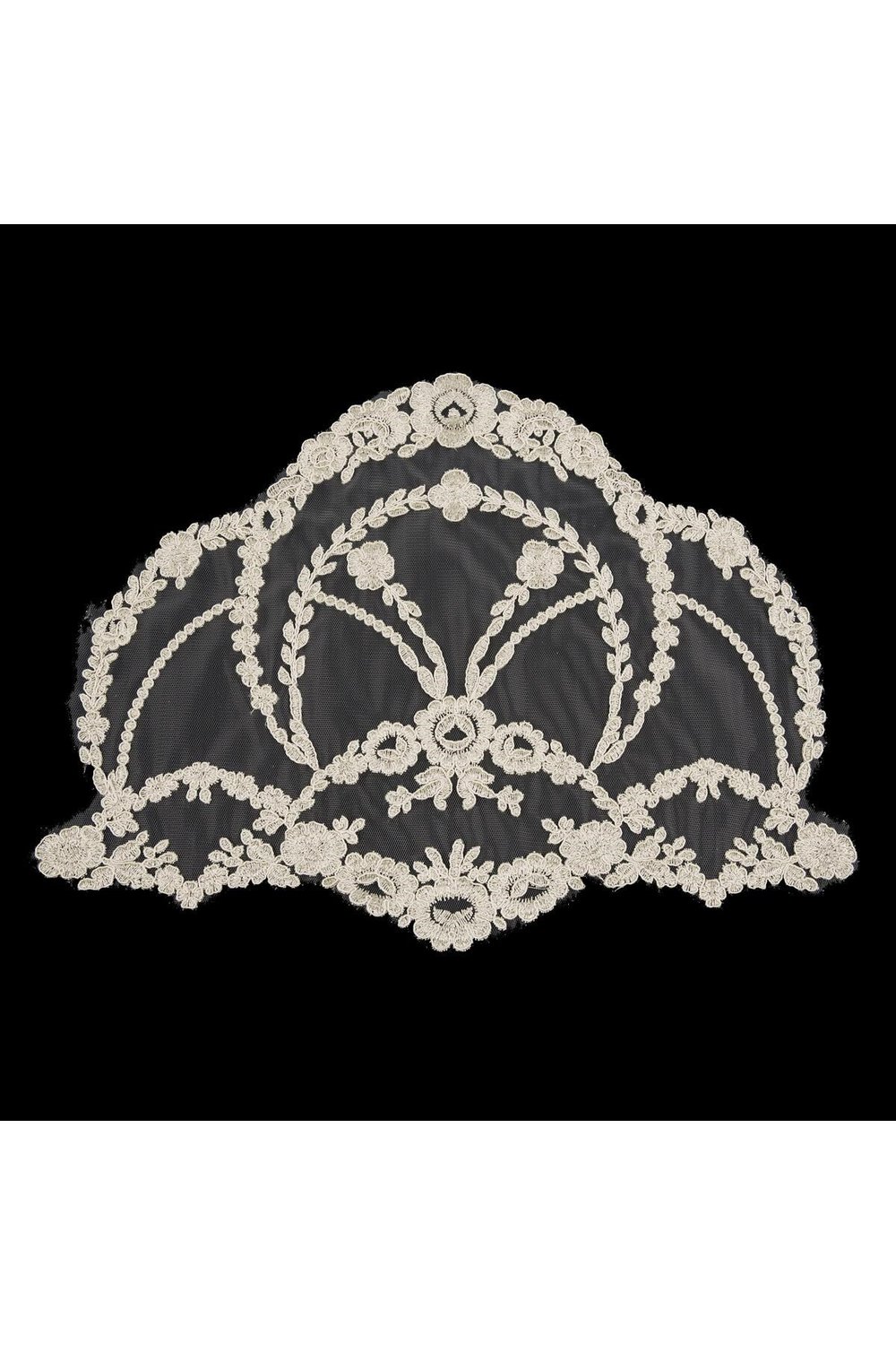Fransız Motif Fd388 6ad/pkt-krem-altın