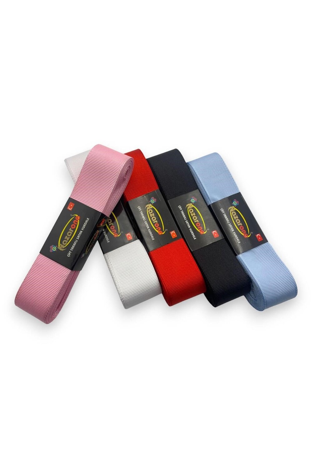 GROGREN KURDELE SETİ 3CM/10MT 5 ADET (SET 1)