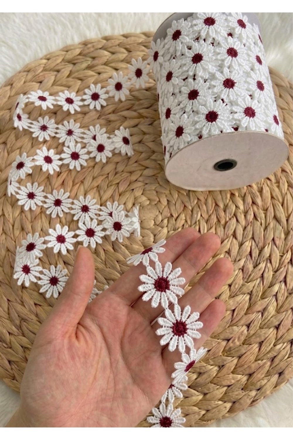 Güpür 8070 Batik 9mt-kırmızı