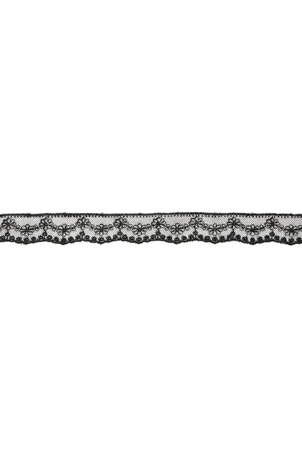Tül Güpür 8090 9mt-siyah