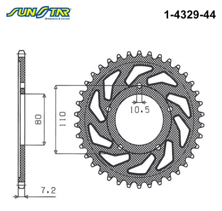 1-4329-44 ARKA DİŞLİ