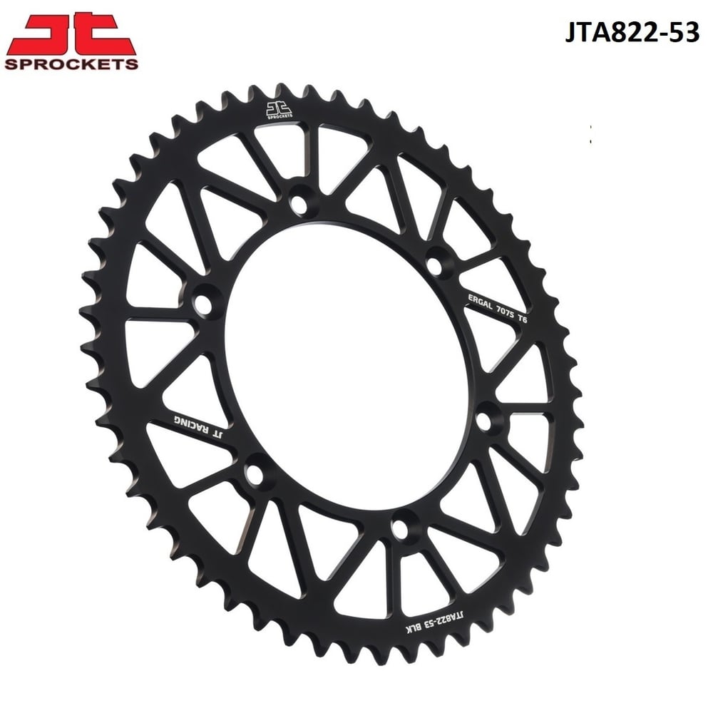 JT ARKA DİŞLİ SİYAH ALÜMİNYUM (BLK)