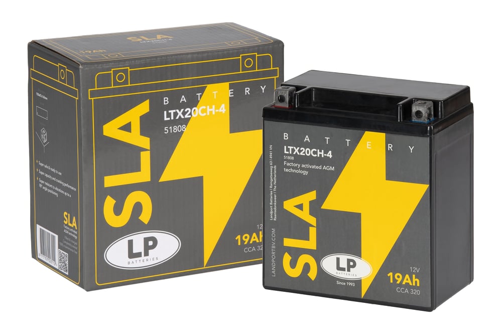 LP - LANDPORT SLA AKÜ (MB LTX20CH-4) / 19 A / KG: 5,7 / L:150 / W:87 / H:163 / CCA: 275