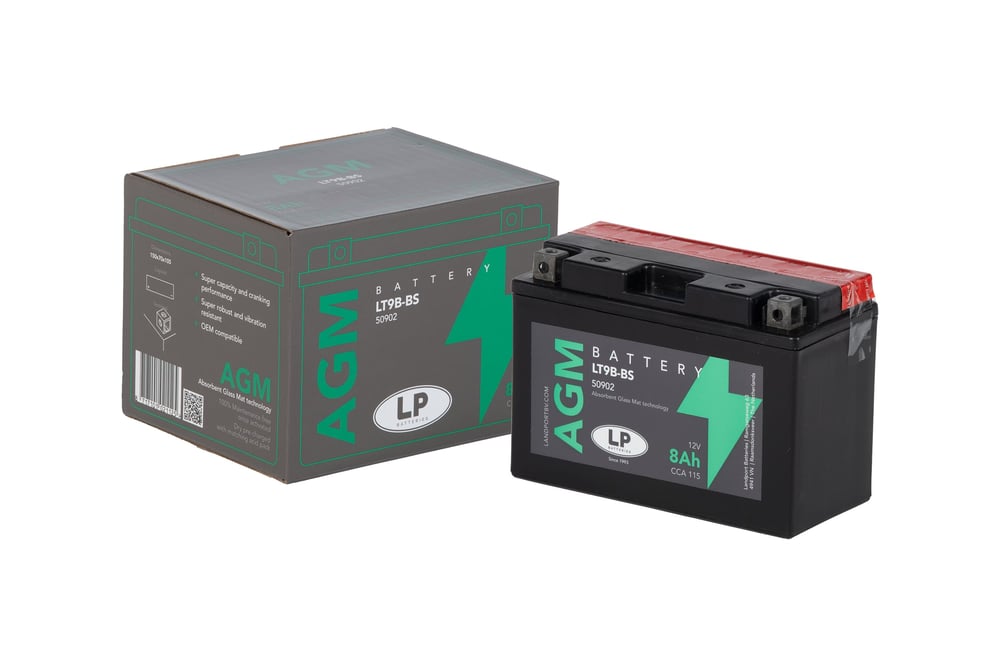 LP - LANDPORT YT9B-BS Agm Akü (Lt9B-Bs) / 8 A / Kg: 2,65 / L:150 / W:70 / H:105 Cca: 115