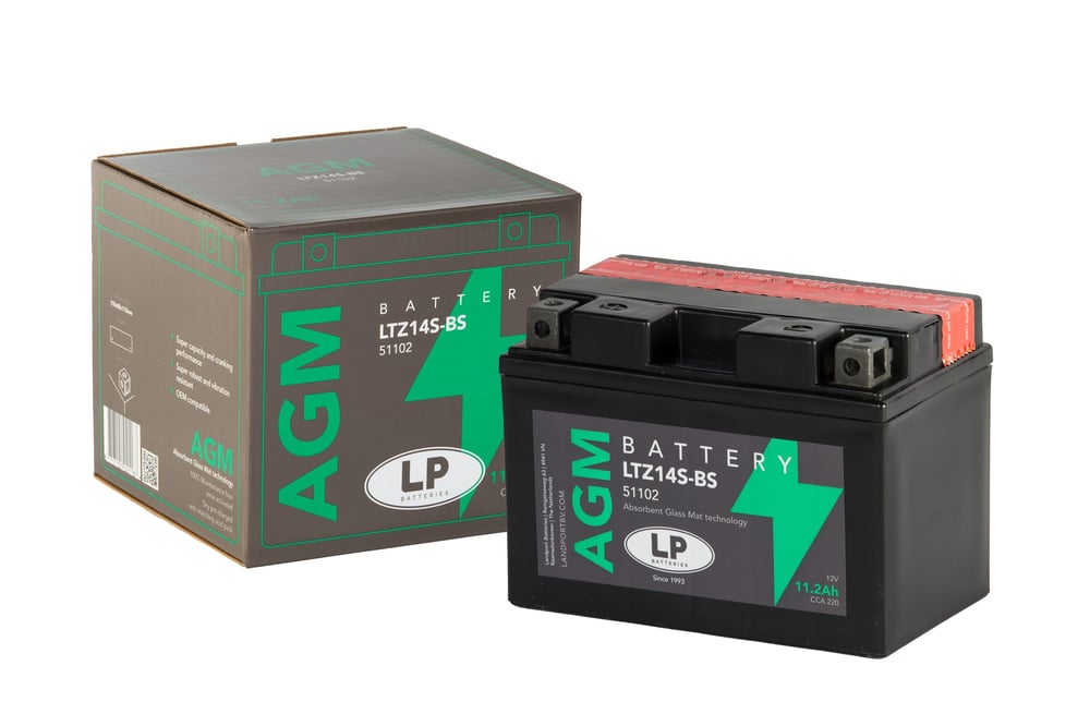 LP - LANDPORT YTZ14S-BS Agm Akü (Ltz14S-Bs) / 11,2 A / Kg: 3,85 / L:150 / W:88 / H:110 Cca: 220