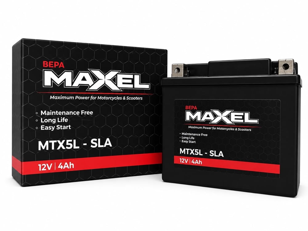 MAXEL SLA AKÜ / 4 A / KG: 1,8 / L:113 / W:70 / H:105 CCA: 70