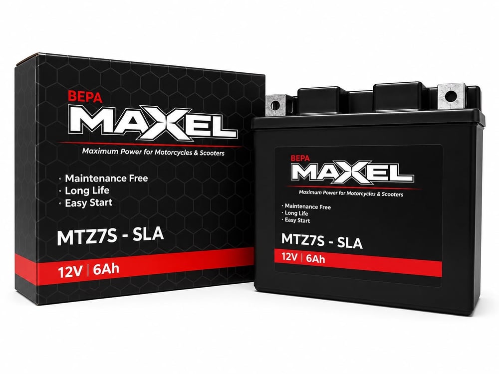 MAXEL SLA AKÜ / 6 A / KG: 2,15 / L:113 / W:70 / H:105 / CCA: 90