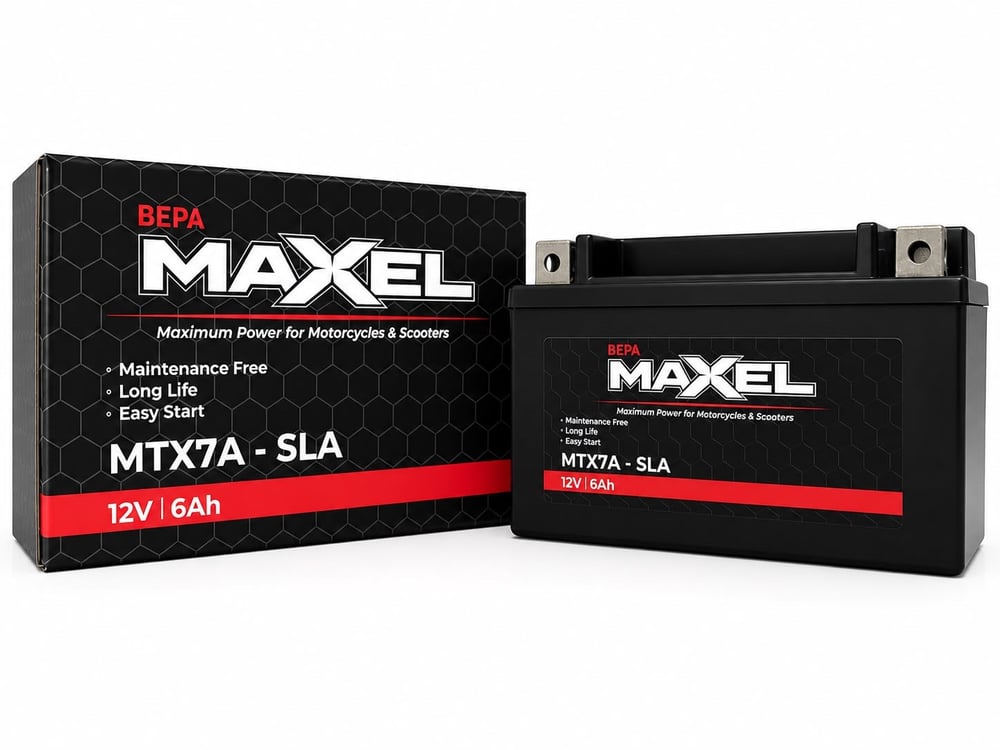 MAXEL SLA AKÜ / 6 A / KG: 2,52 / L:150 / W:87 / H:93 / CCA:100