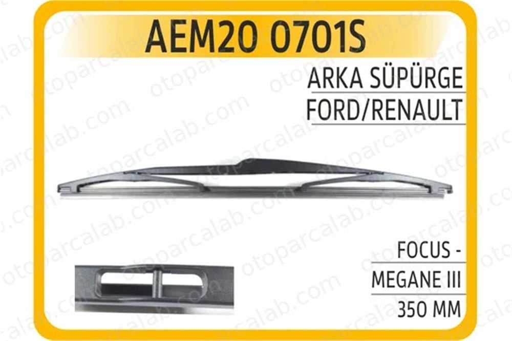 AEM 20 0701S Silecek Süpürgesi Arka 350 mm - 14 inç RENAULT MEGANE III Coupe MEGANE III Hatchback 1371797 1404802