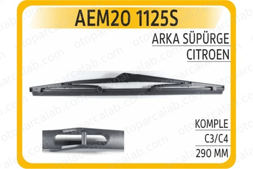 AEM 20 1125S Silecek Süpürgesi Arka 290 mm - 11 inç MERCEDES-BENZ C-SERISI T-Model OPEL ASTRA G Station wagon 1698200745A 2048200345
