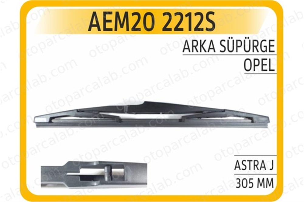 AEM 20 2212S Silecek Süpürgesi Arka 305 mm - 12 inç OPEL ASTRA J ASTRA J Sports Tourer 1272006 1273094