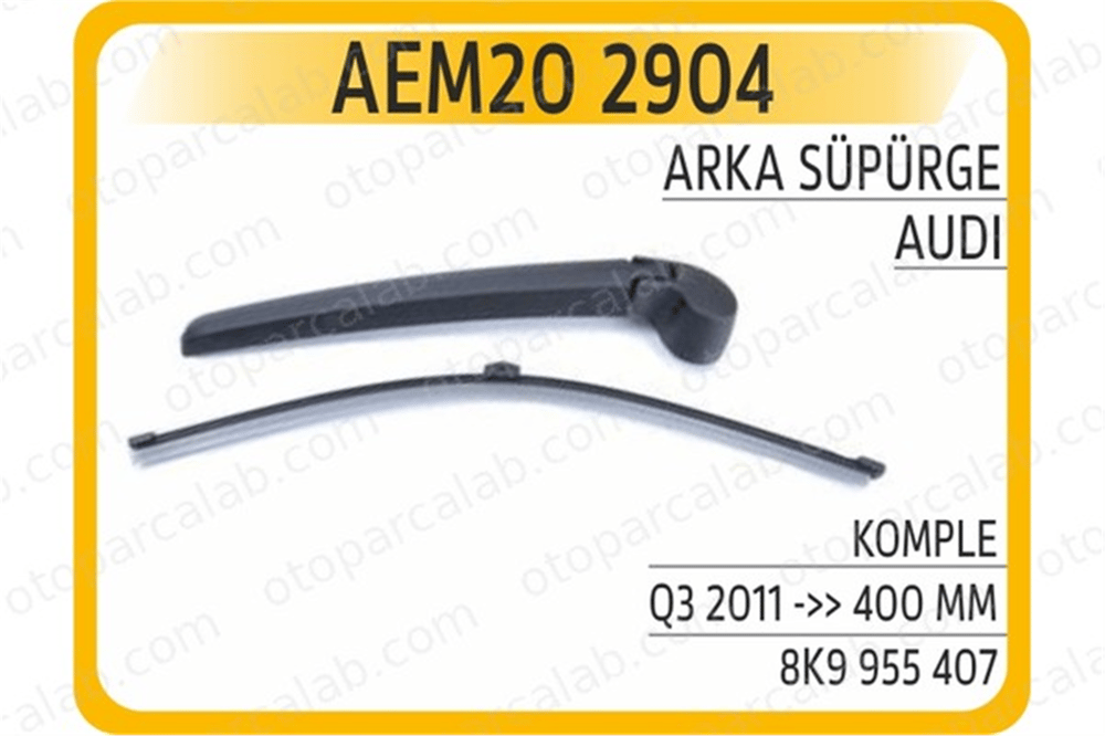 AEM 20 2904 Silecek Süpürgesi Arka Muz Tip 400 mm - 16 inç AUDI A4 B8 Avant A6 C7 Avant 3397008057 8K9955425