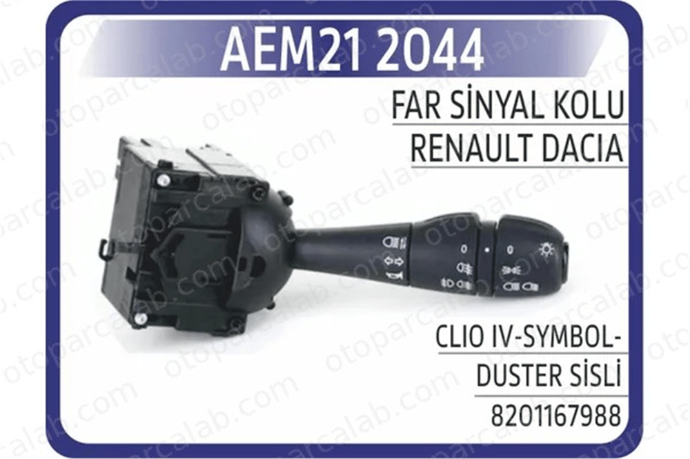 AEM 21 2044 Far Sinyal Kolu DACIA LODGY LOGAN MCV II 8201167988 255400337R