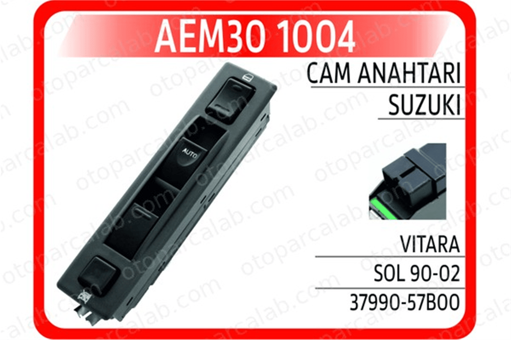 AEM 30 1004 Cam Açma Düğmesi Ön Sol SUZUKI VITARA BALENO Station wagon 3799056B00 3799057B00