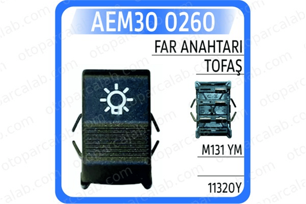 AEM 300260 Far Anahtarı