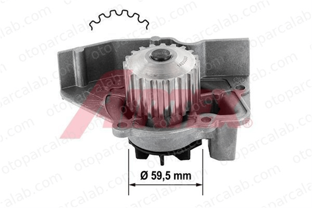 AIRTEX 1564 Devirdaim Su Pompası CITROËN ZX XANTIA 120198 81673