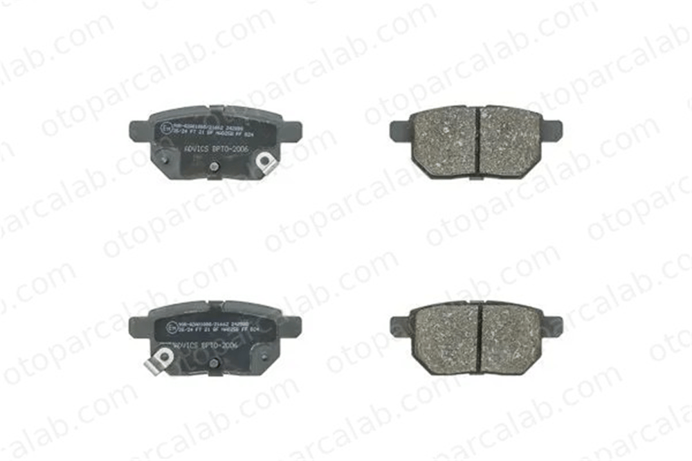 AISIN BPTO-2006 Fren Disk Balata Arka TOYOTA AURIS YARIS 446612130 0446612130