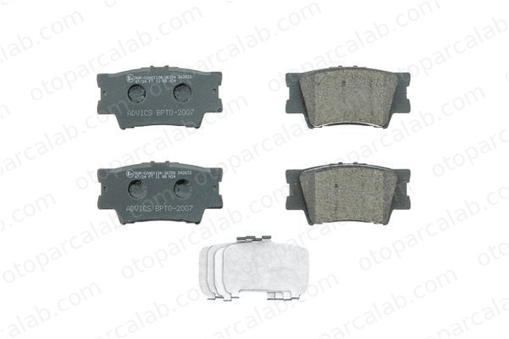 AISIN BPTO-2007 Fren Disk Balata Arka TOYOTA CAMRY Sedan RAV 4 IV 446642060 0446642060