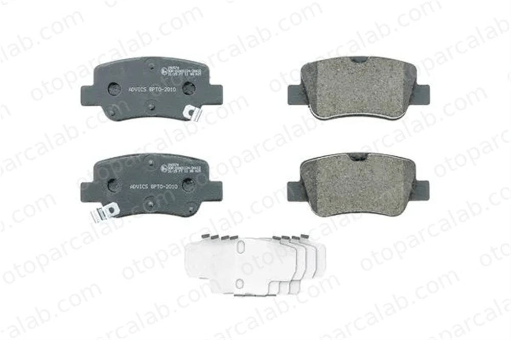 AISIN BPTO-2010 Fren Disk Balata Arka TOYOTA AVENSIS Sedan AVENSIS Station wagon 446605040 0446605040