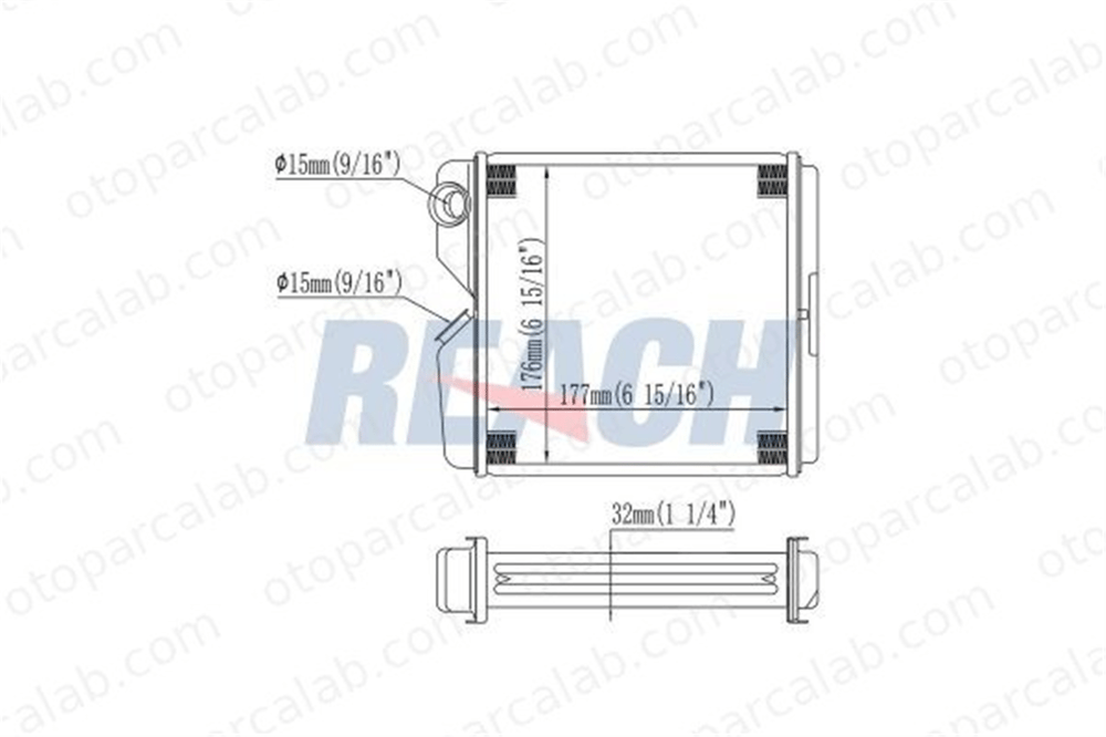 AKD 1618004 Kalorifer Radyatörü OPEL VECTRA A Hatchback VECTRA A 1618004 52463008