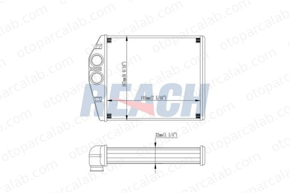 AKD 1618260 Kalorifer Radyatörü SAAB 9-3 Station wagon 9-3 1618260 77363732