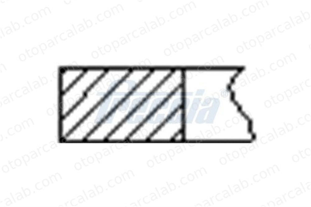 AKD 222-3547-00 Segman (72.50MM-STD) OPEL AGILA ASTRA G Hatchback 632276 630419