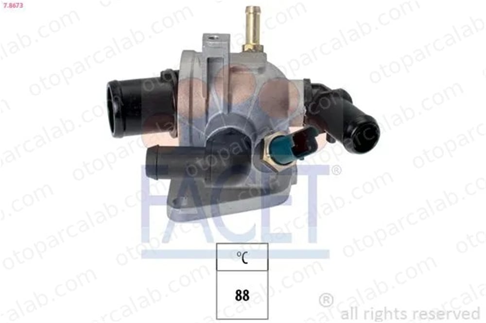 AKD OP143125 Termostat FIAT DOBLO Cargo DOBLO Minibüs/Otobüs 1338020 55202373