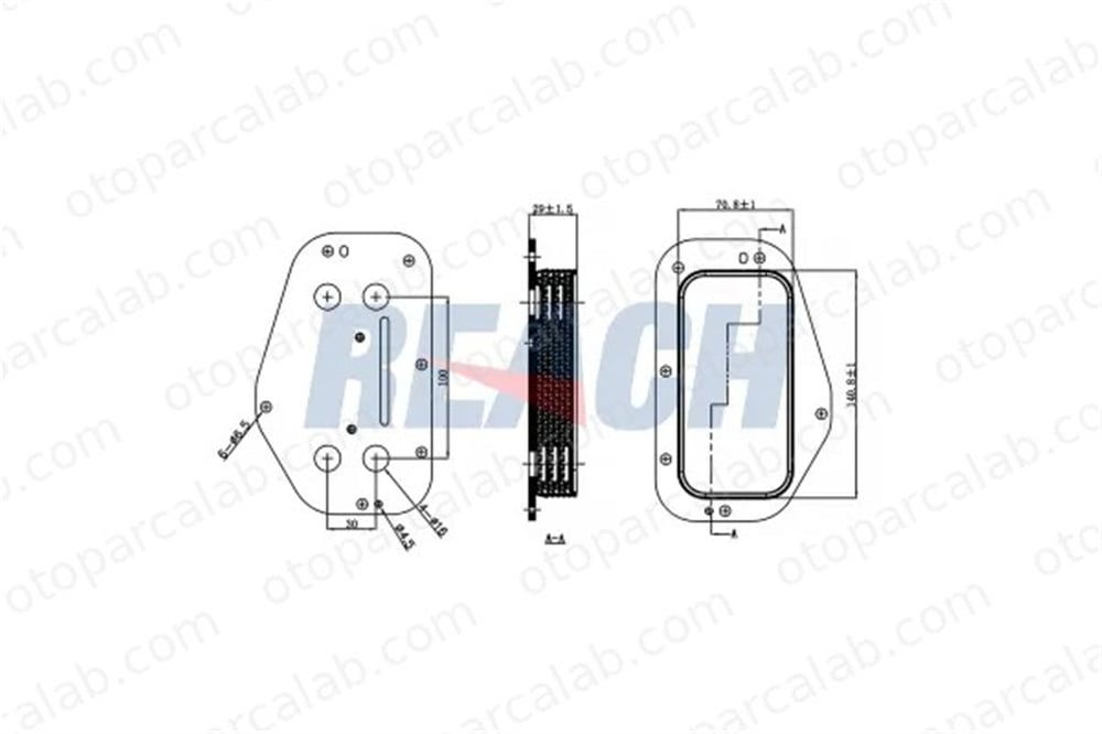 AKD OP146104 Motor Yağ Soğutucu OPEL ZAFIRA / ZAFIRA FAMILY B ASTRA H Station wagon 5650833 55355603