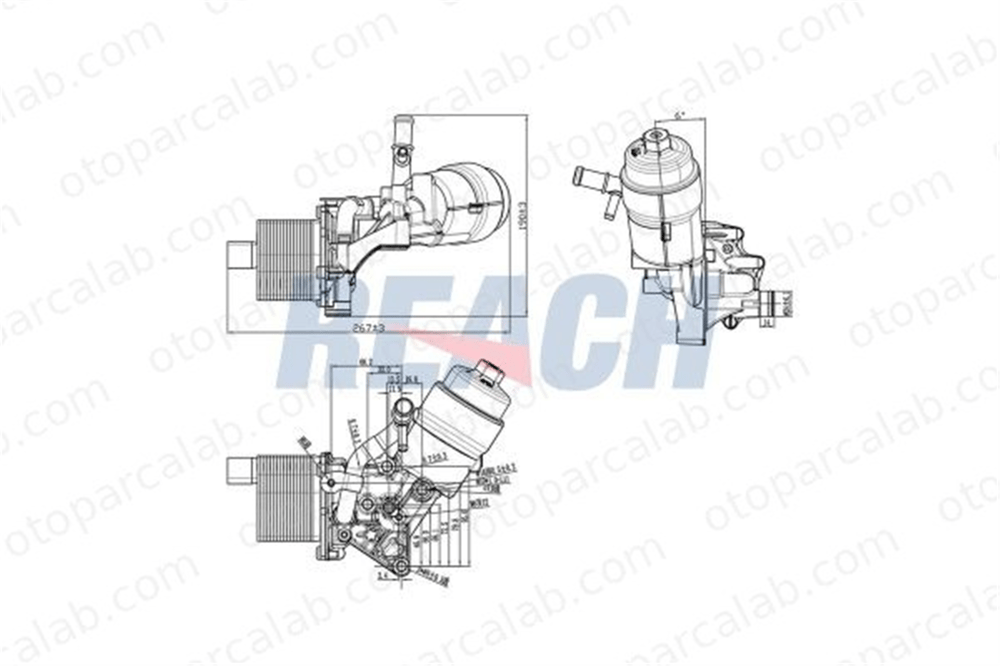AKD OP146123 Motor Yağ Soğutucu OPEL ASTRA J ASTRA J Sedan 650039 55566784