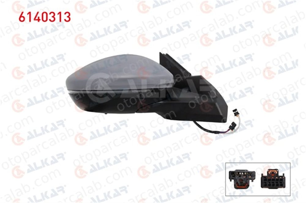 ALKAR 6140313 Dikiz Aynası Dış Sağ PEUGEOT 2008 II 98271323XT 98271327XT
