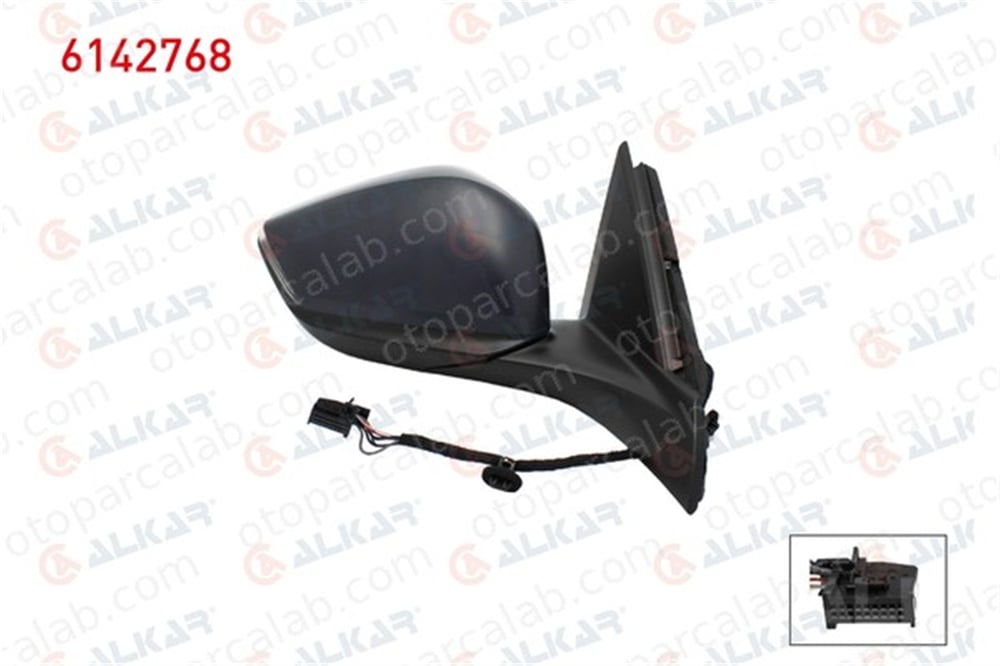ALKAR 6142768 Dikiz Aynası Dış Sağ PEUGEOT 308 III OPEL ASTRA L 984605009V 984605269V
