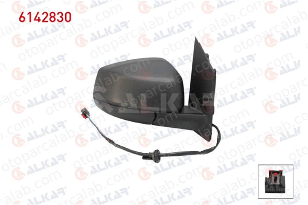 ALKAR 6142830 Dikiz Aynası Dış Sağ VW CADDY V Kasa/büyük limuzin 2556364 2556368