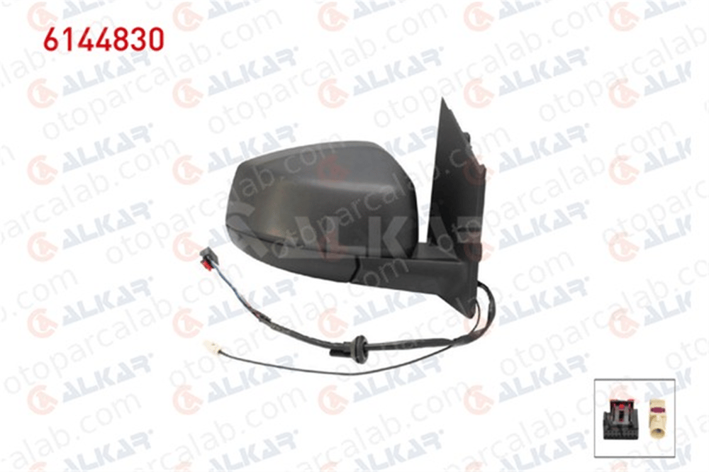 ALKAR 6144830 Dikiz Aynası Dış Sağ VW CADDY V Kasa/büyük limuzin 2556364 2556368